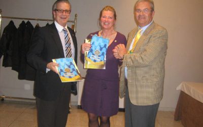 La marató de donació de sang Rotary 2012 es presenta al Rotary Club de Girona