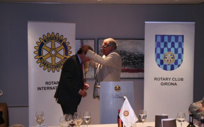 Vicenç Rosich, nou president del Rotary Club Girona