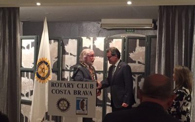 Homenatge al President Mas pel Rotary Club Costa Brava