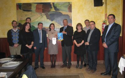 Visita del secretari del club, Joan Gallardo, al Rotary Club de Múrcia Norte