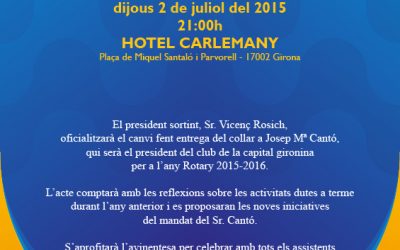 Acte de Canvi de President