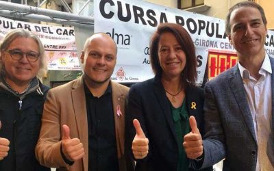 ROTARY Club Girona a la Cursa del Carrer Nou
