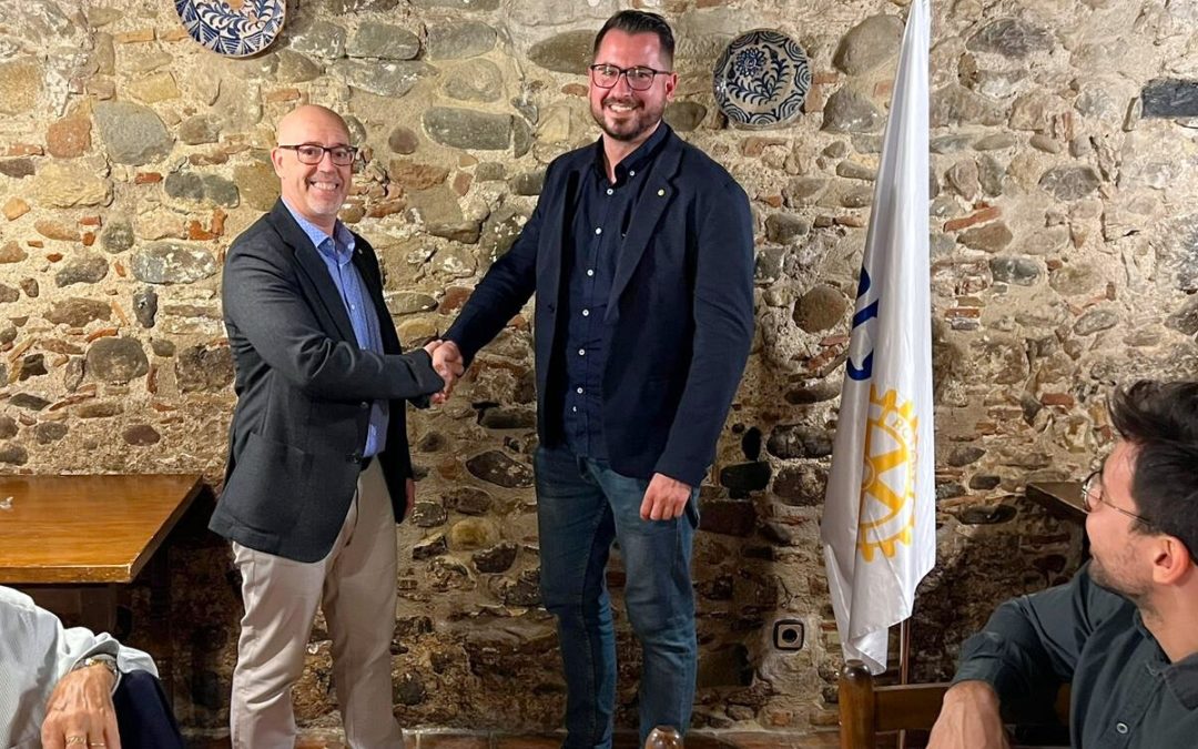 Carles López s’incorpora al Rotary Club de Girona