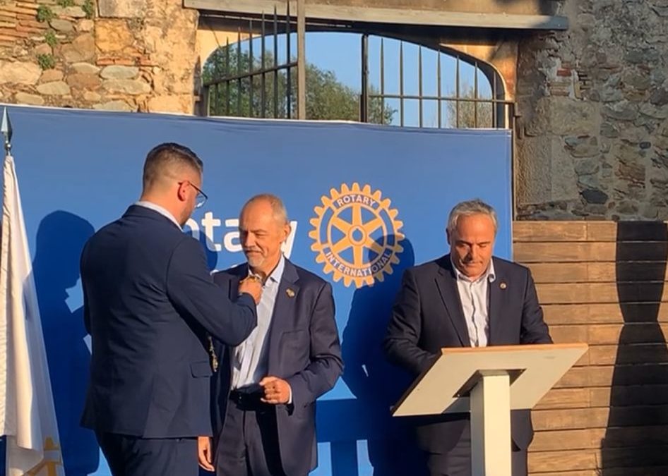 Bernat Rubió, nou president del Rotary Club de Girona
